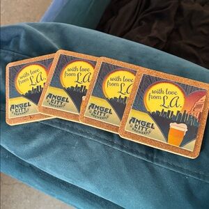 Angel City Brewery Coaster Set